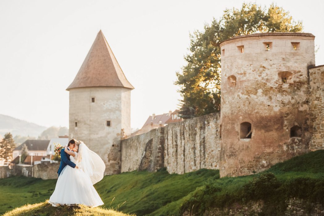 Beautiful destination wedding in Bardejov, Slovakia